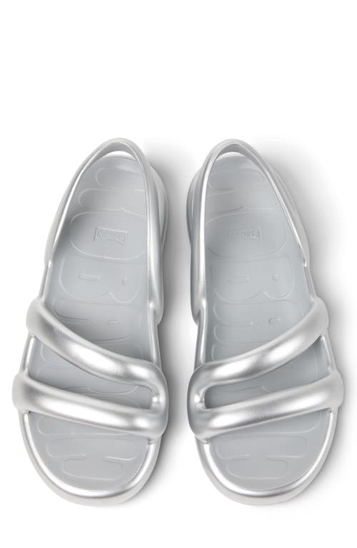 Shop Camper Kobarah Flat Slingback Sandal In Medium Gray