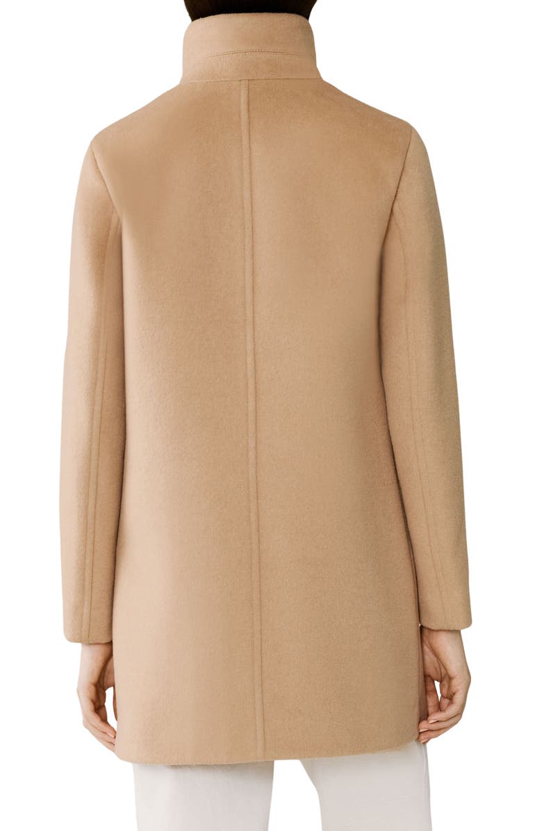 Soia & Kyo Abbi Wool Blend Coat with Removable Quilted Puffer Bib, Alternate, color, Teak