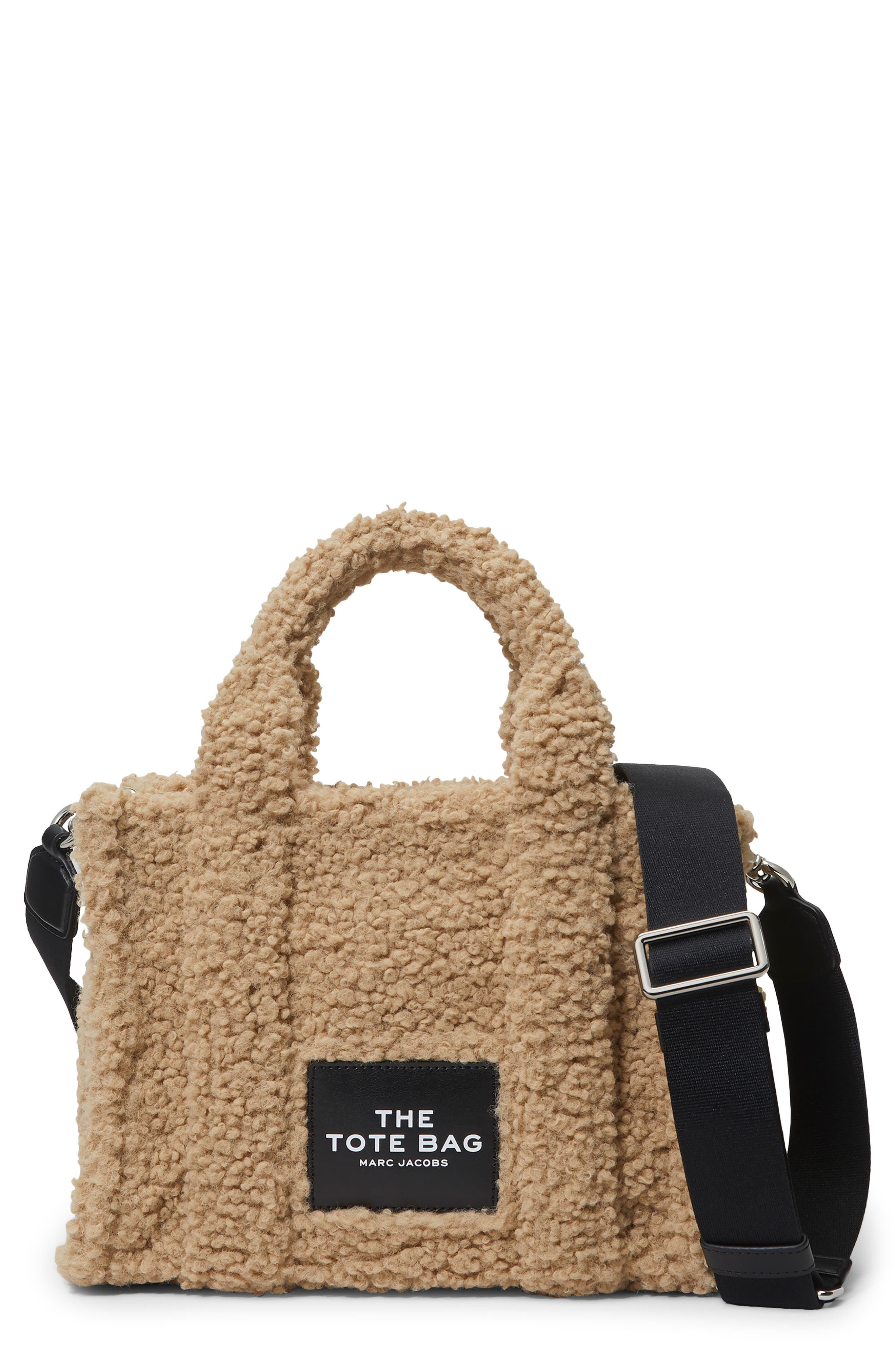 Marc Jacobs The Teddy Small Tote Bag, Main, color, Beige