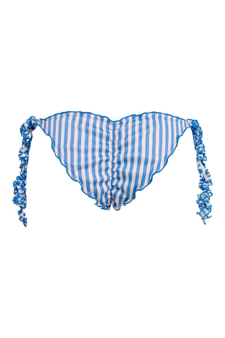 Alegria Citrus Metallic Stripe Bikini Bottoms, Alternate, color, BLUE MULTI