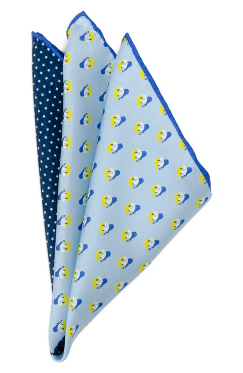 Donald Duck Silk Pocket Square