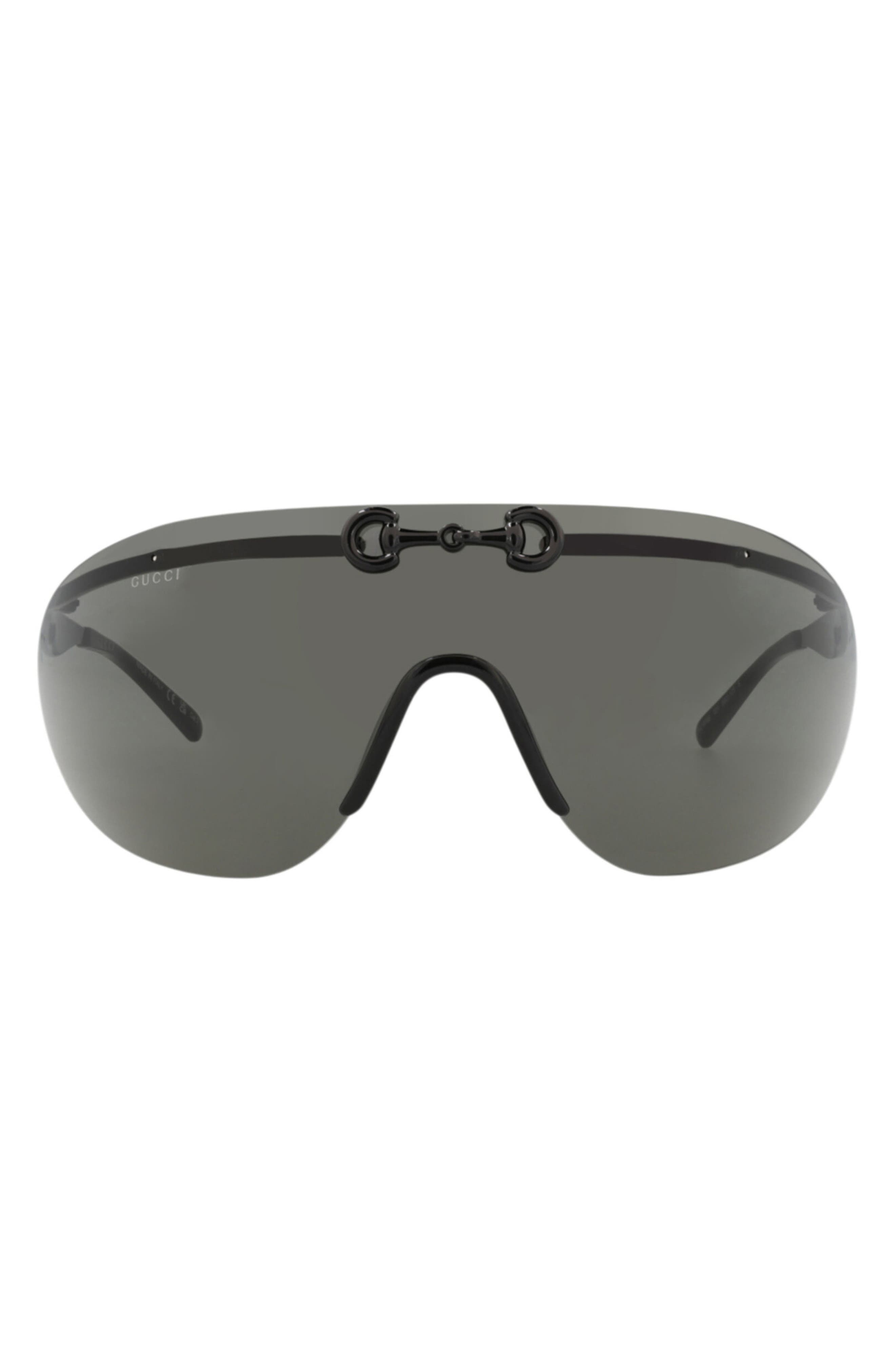 Gucci 99mm Oversize Shield Sunglasses (Men) | Nordstromrack