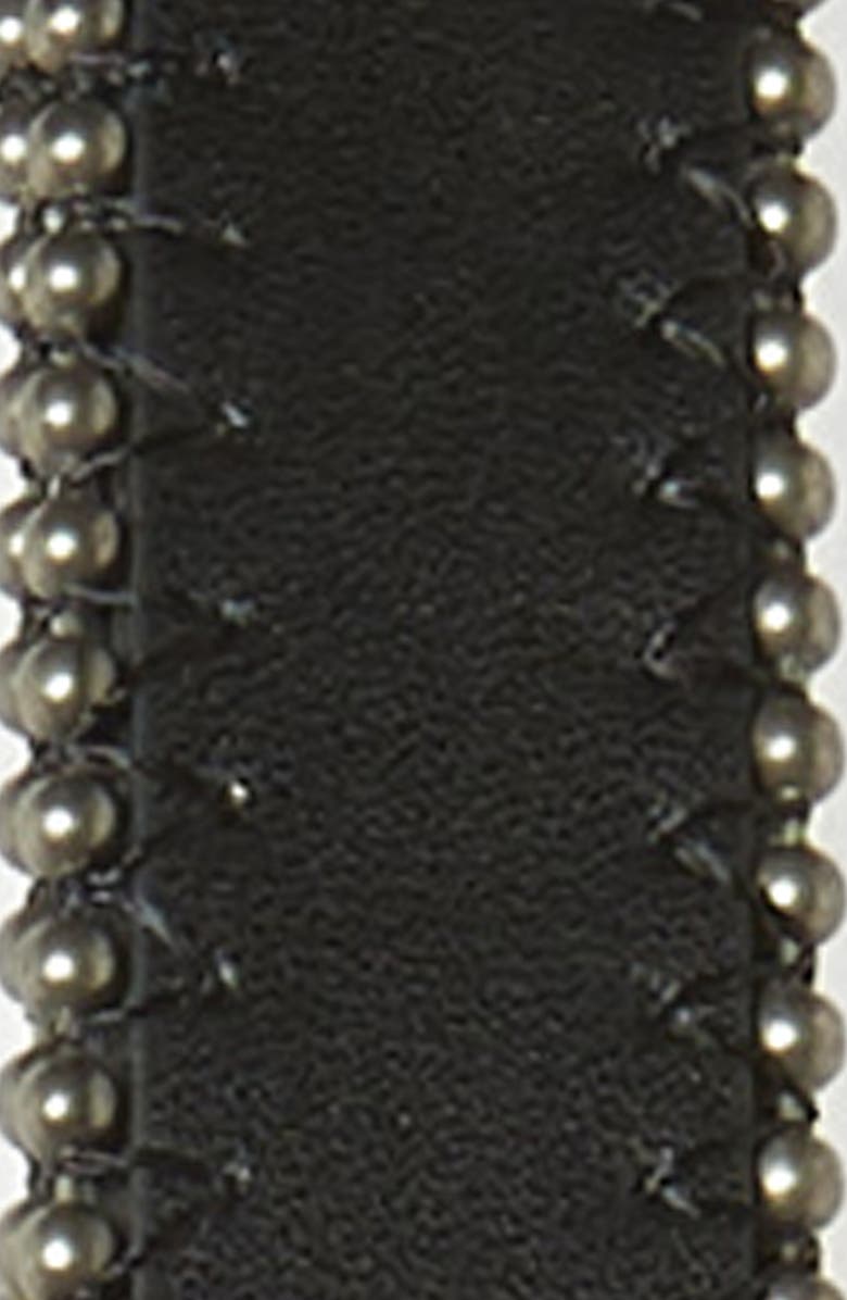 Treasure & Bond Studded Faux Leather Skinny Belt, Alternate, color,