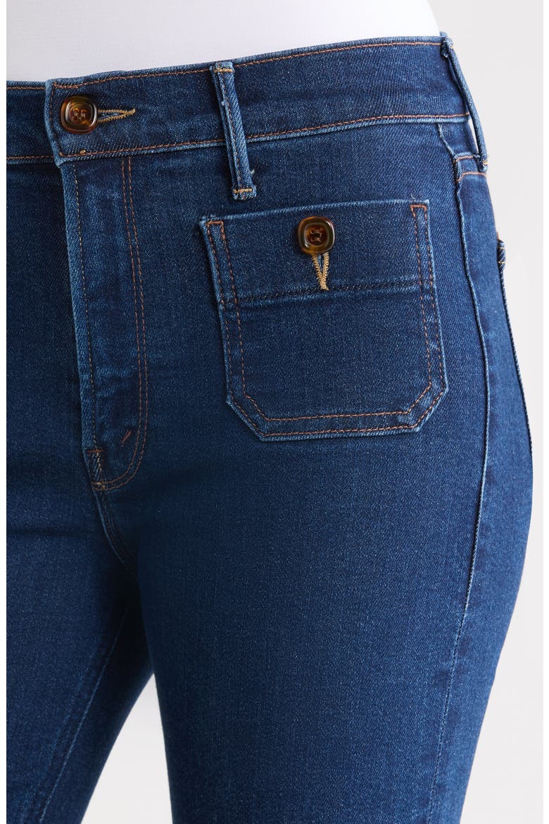 The Patch Pocket Doozy Flare Jeans, Alternate, color, RETROGRADE RODEO