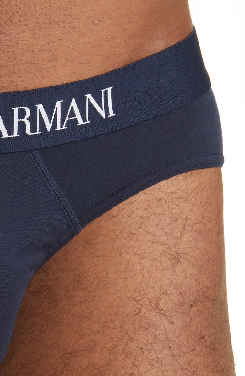 Emporio Armani Stretch Cotton Briefs, Alternate, color, 