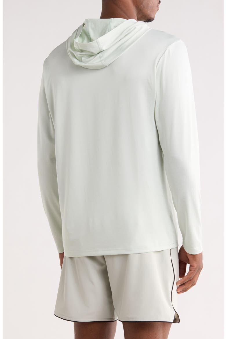Deathly Stones Hooded Sun Shirt, Alternate, color, CLOUD BLUE