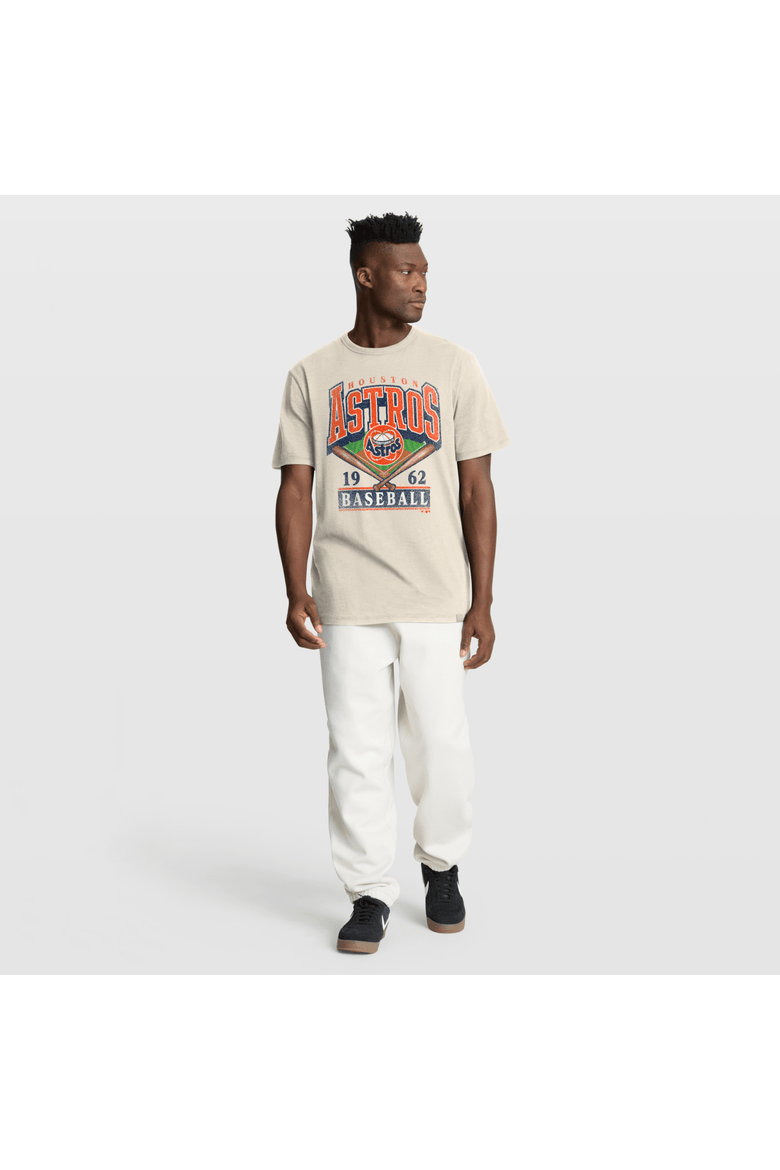 Men's Fanatics Tan Houston Astros Stadium Slub T-Shirt, Alternate, color, Tan