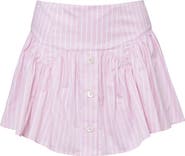 Fleur Du Mal Poplin Garter Skort