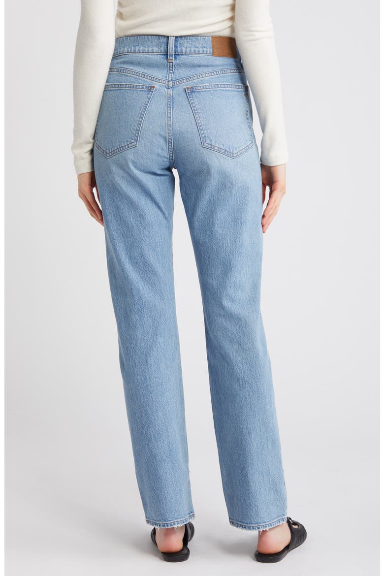 The '90s High Waist Straight Leg Jeans, Alternate, color, FERMAN WASH