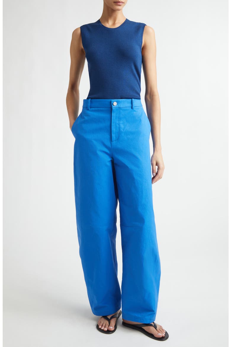 Bowery Sleeveless Silk Blend Sweater, Alternate, color, AEGEAN BLUE