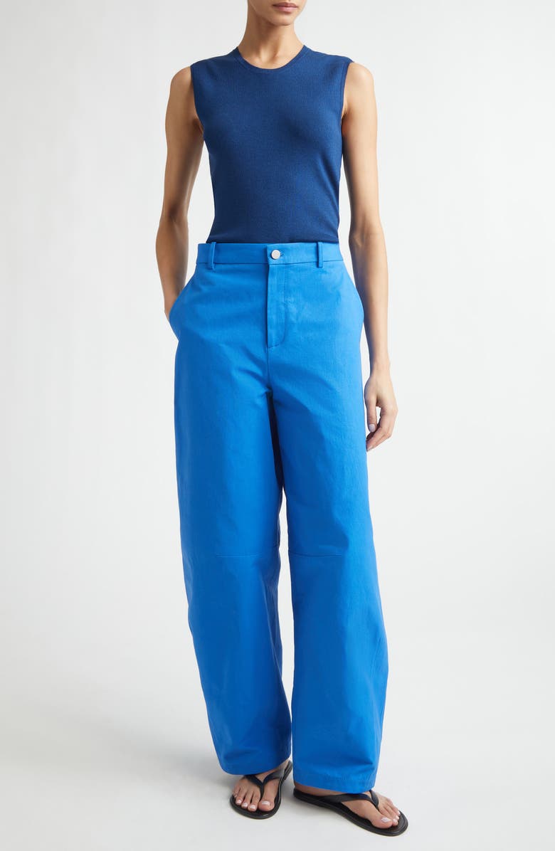 PARTOW Bowery Sleeveless Silk Blend Sweater, Alternate, color, Aegean Blue