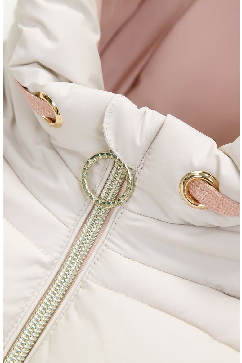 Kids' Shower Resistant Puffer Jacket, Alternate, color, Ivory