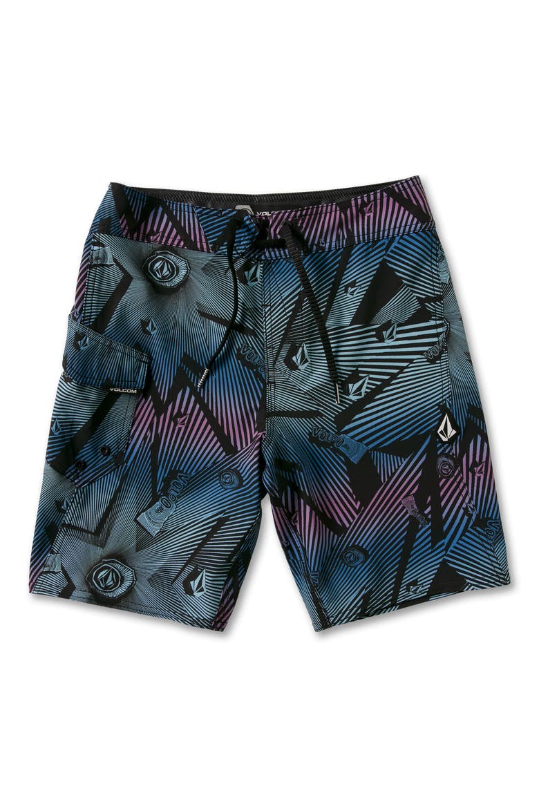 Kids' Stone Daze Mod Board Shorts, Main, color, BALLPOINT BLUE