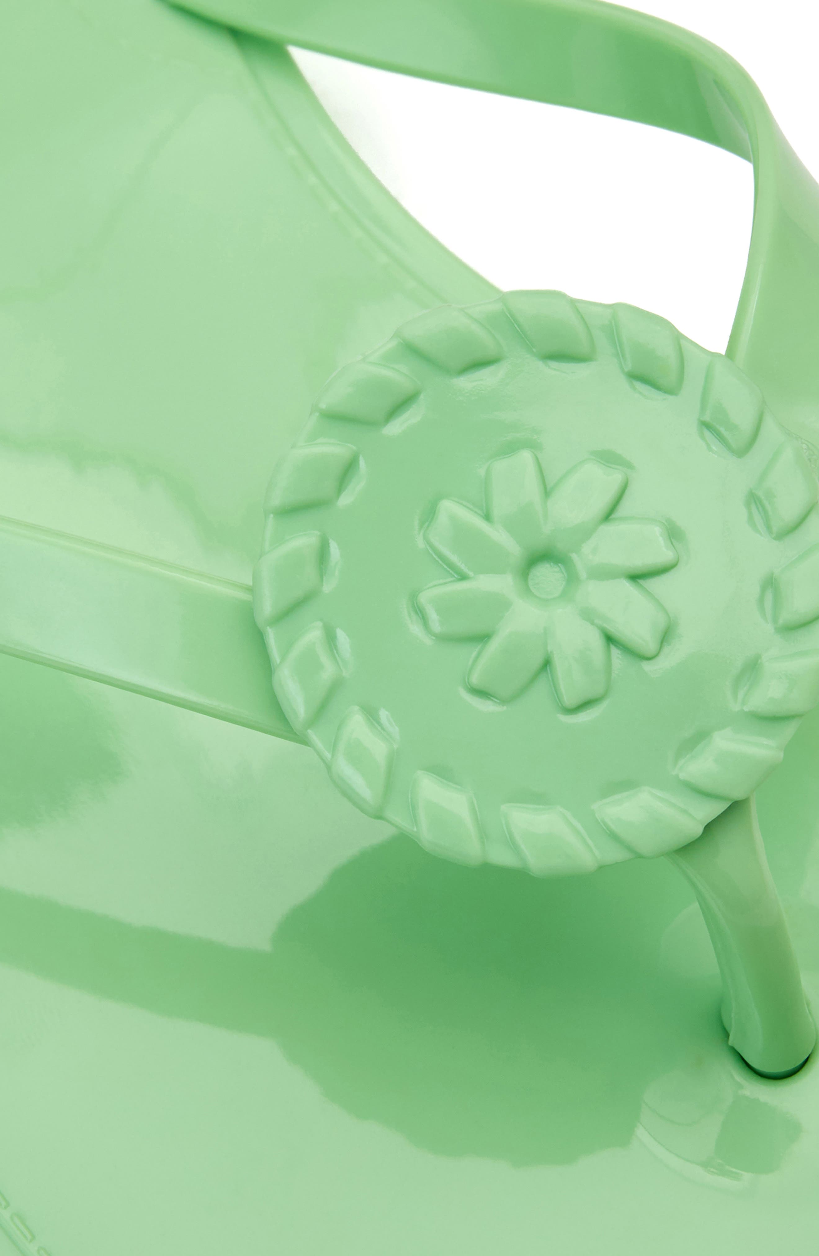 Roxy Jelly Sandal, Alternate, color, PISTACHIO