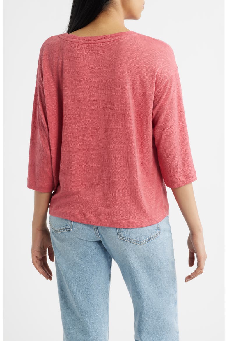 Texture Knit Top, Alternate, color, REDWOOD