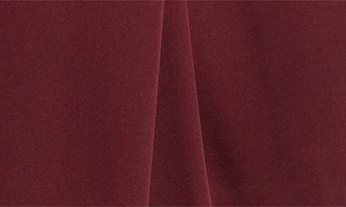Elie Tahari The Lola Stretch Silk Twist Front Top In Red