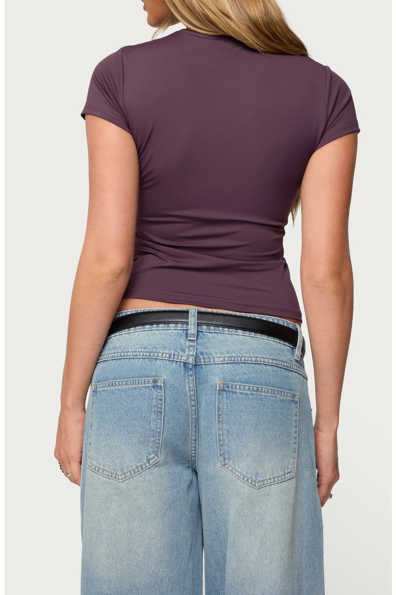 Tay Stretch Crop Top, Alternate, color, PURPLE