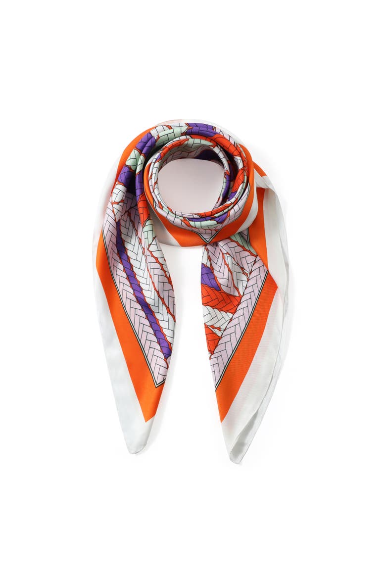 The Marlowe Scarf, Main, color, Orange/Purple