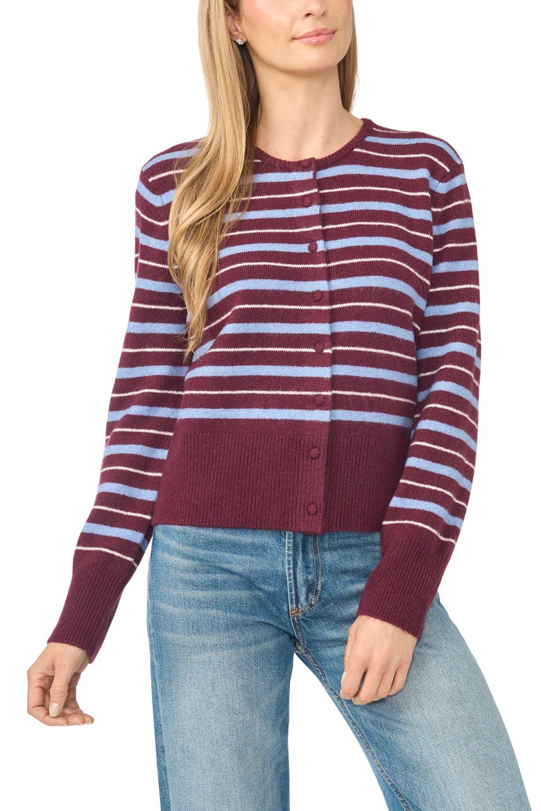 Striped Cardigan, Main, color, FIG
