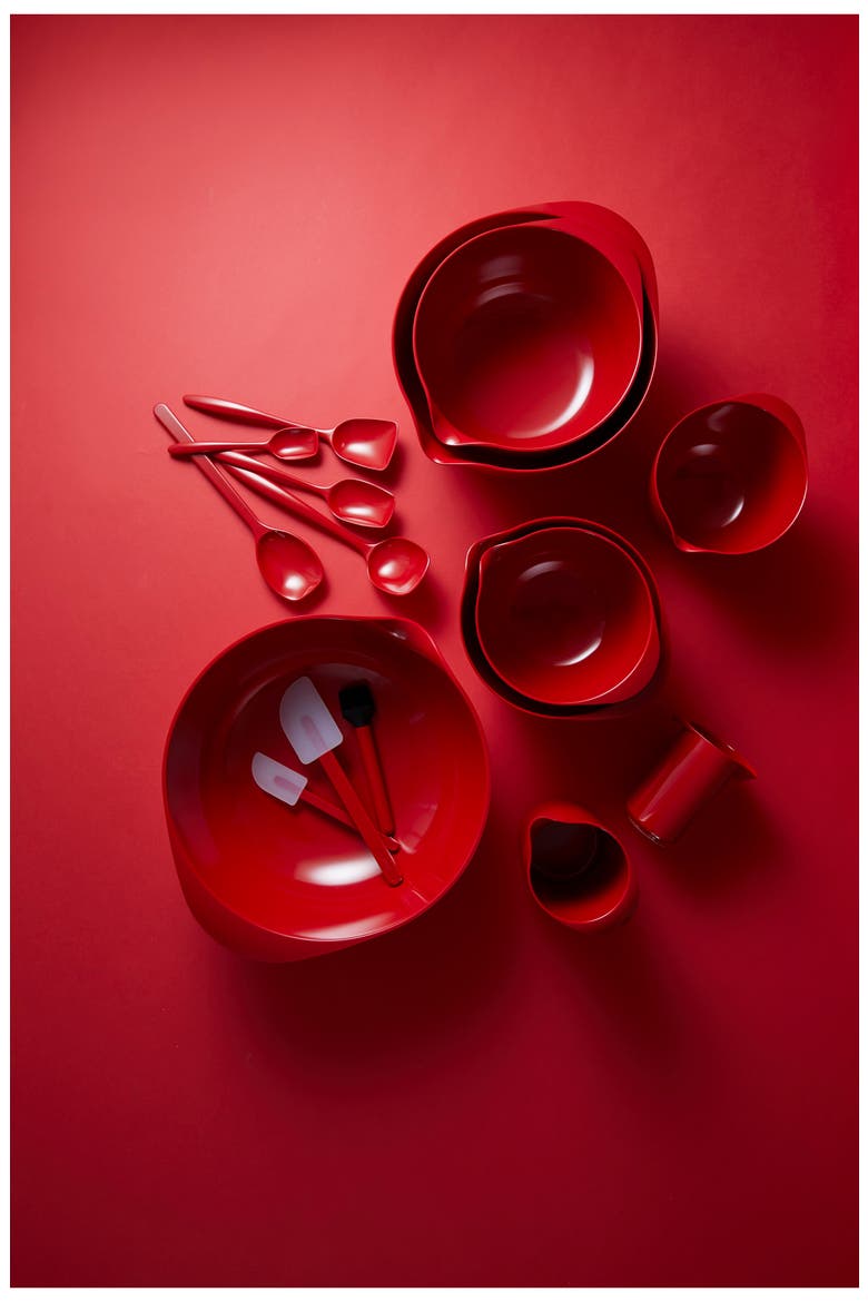 Margrethe Mixing Bowl, Alternate, color, RED