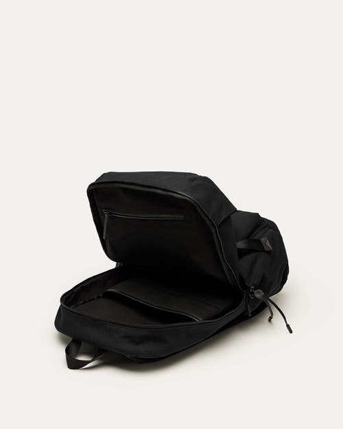 Want Les Essentiels De La Vie Want Les Essentiels Bishop Organic Cotton Canvas Backpack In Black