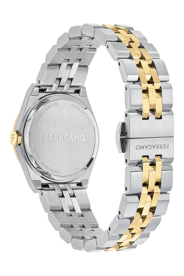 Vega Bracelet Watch, 28mm, Alternate, color, TWO TONE