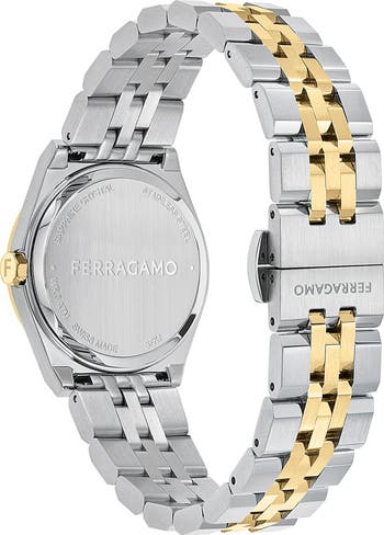 【FERRAGAMO】Vega New Bracelet Watch ホワイト文字盤 28mm Ferragamo Vega New Bracelet Watch | Pari Gallery Qatar