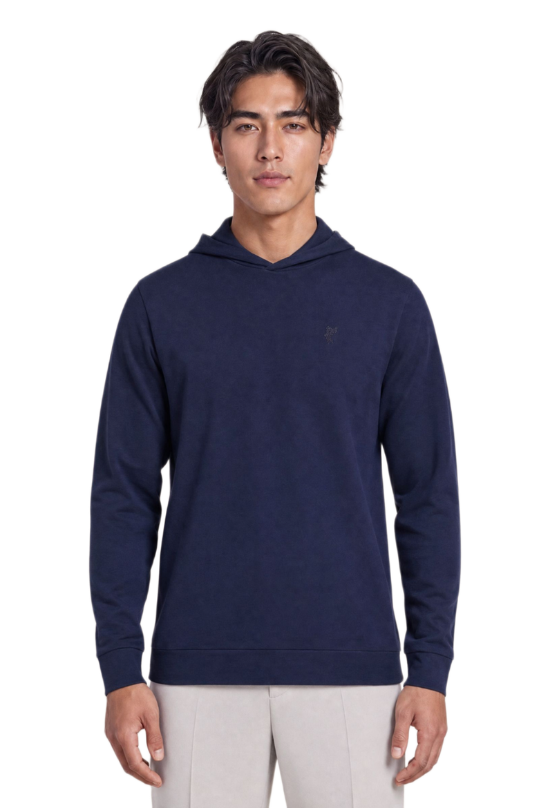 Newport Supima Hoodie, Main, color, Driver Navy