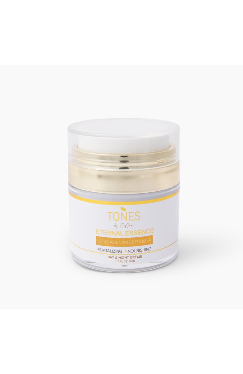 TONES by Cocoa Eternal Essence Collagen Moisturizer Hydrating Anti-Aging Cream 50ml, Main, color, White And Orange