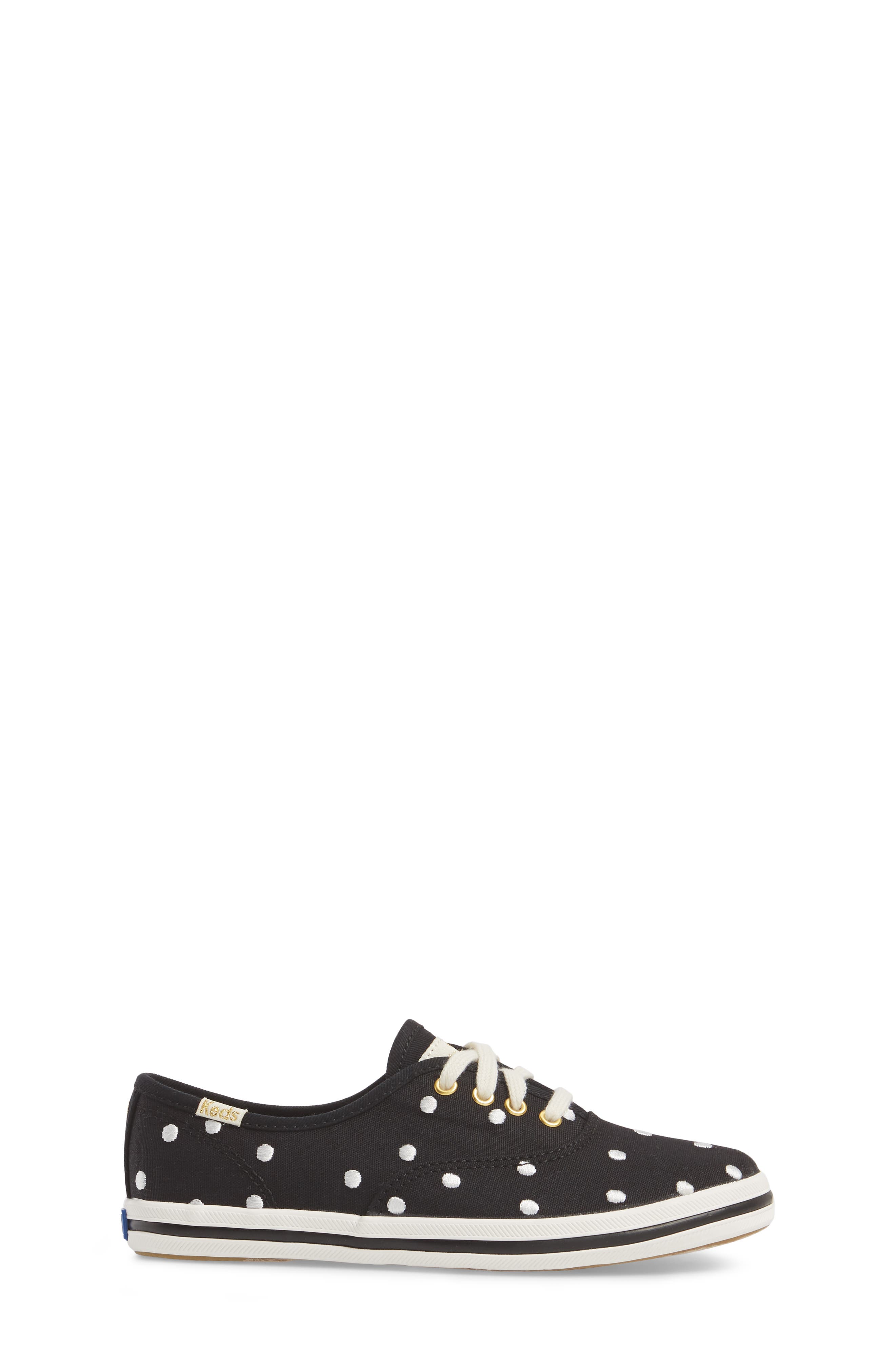 Keds<sup>®</sup> x kate spade new york champion genuine calf hair lace-up shoe, Alternate, color, 