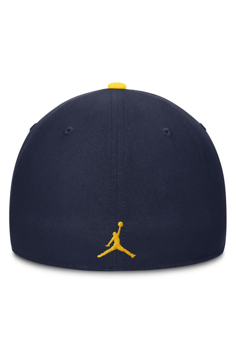 Jordan Brand Men's Jordan Brand Maize/Navy Michigan Wolverines 2025 Sideline Rise Local Performance Flex Hat, Alternate, color, 