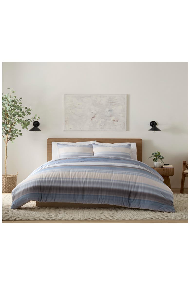 Alfie Comforter Set, Alternate, color, BLUE/GREY