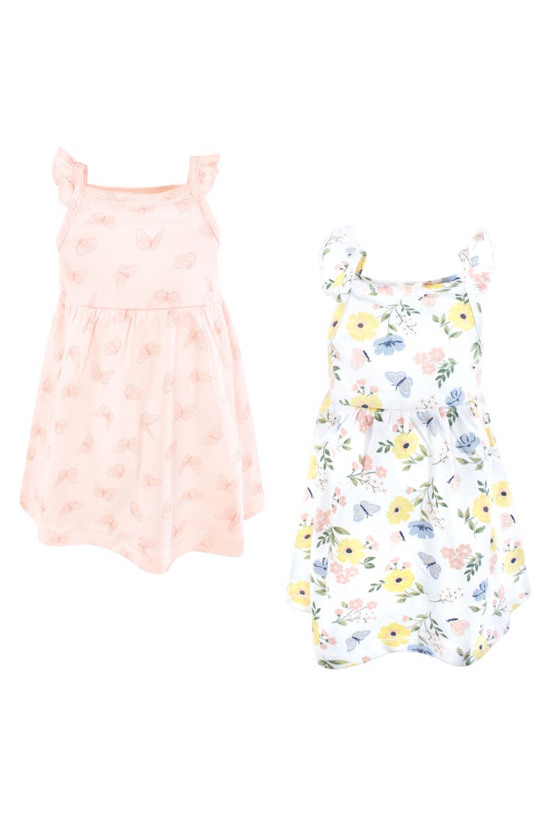 Sleeveless Dress Set 2-Pack, Main, color, Soft Butterfly Floral