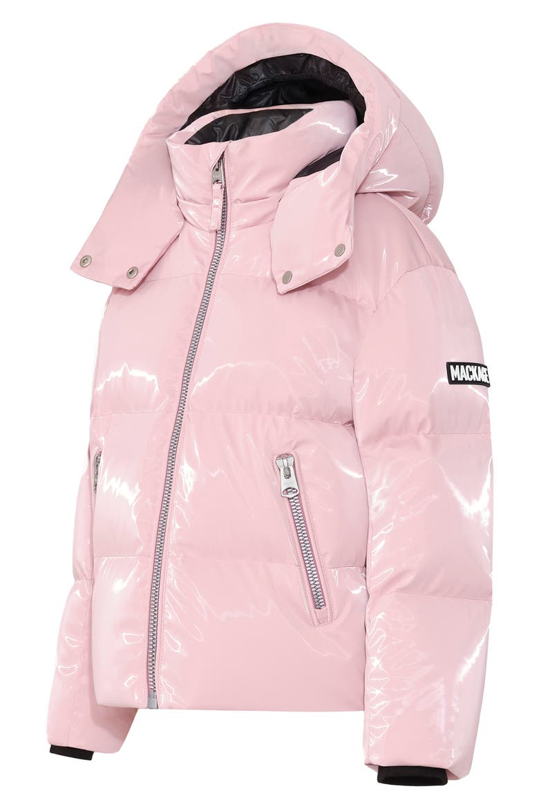 Kids' Jesse Quilted Hooded Jacket, Alternate, color, SOFT PINK