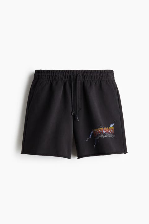 Relaxed Fit Printed Sweatshorts