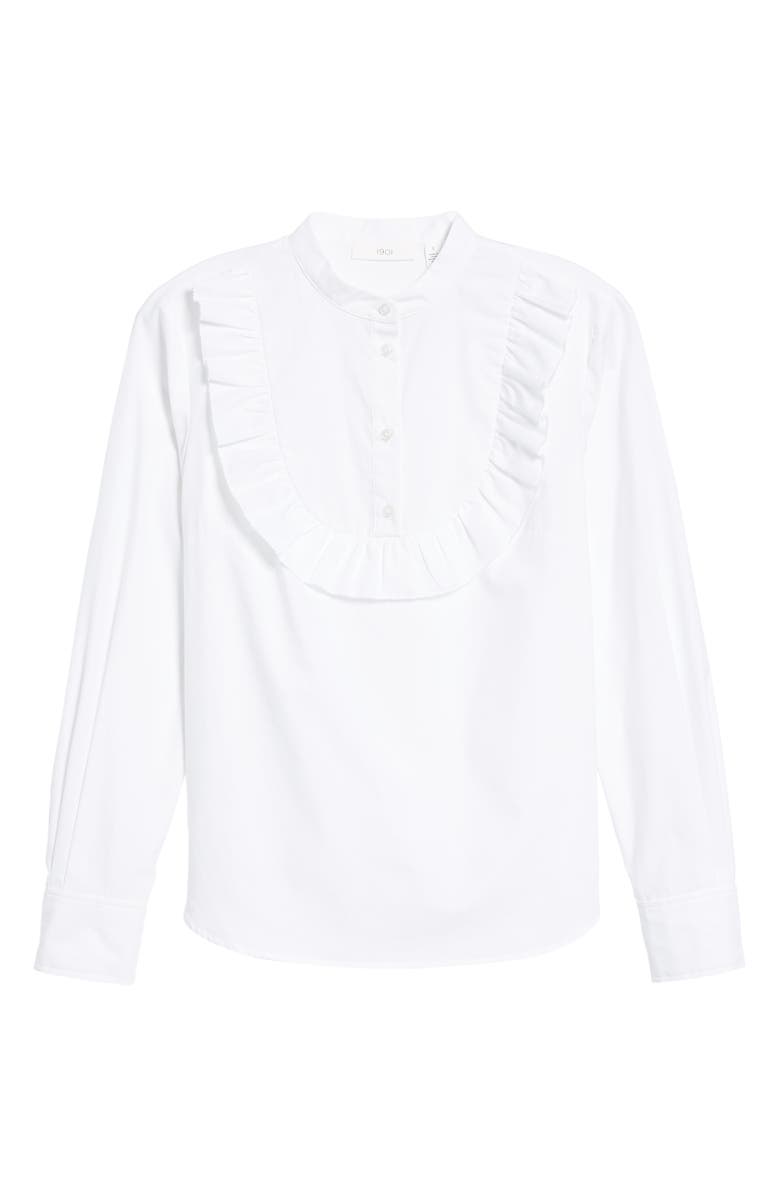 1901 Ruffle Trim Top, Alternate, color, 