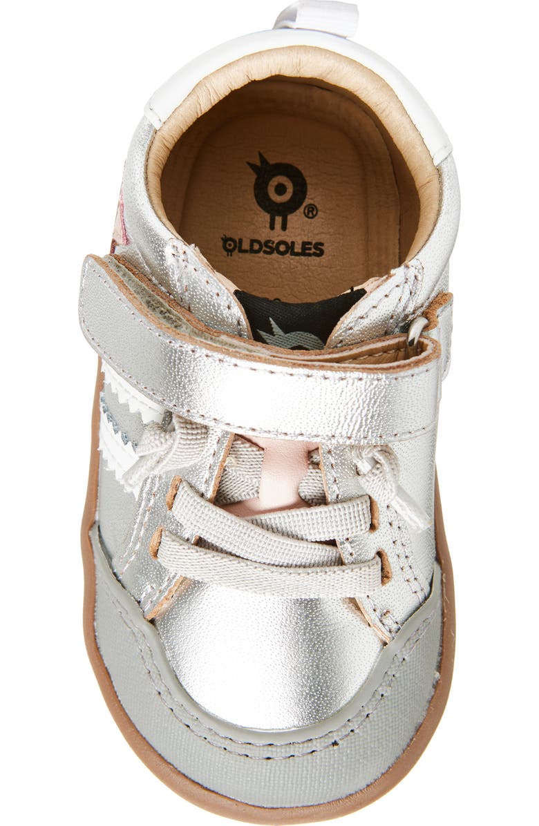 OLD SOLES Kids' 8072 WOS Ground Sneaker, Alternate, color, Silver/ Dalia/ Snow
