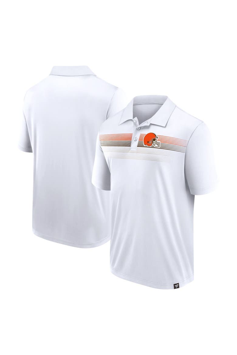 Men's Fanatics Branded White Cleveland Browns Victory For Us Interlock Polo, Main, color, White