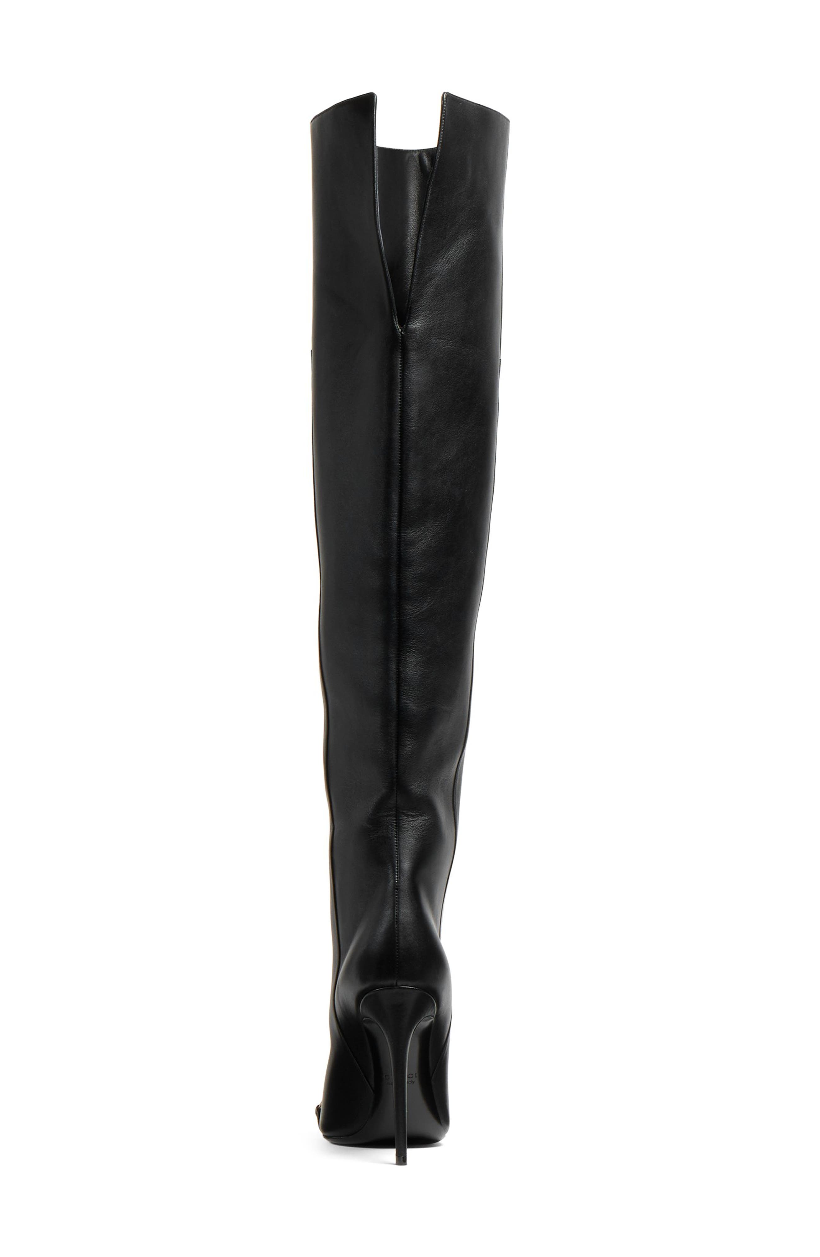 Donna Horsebit Knee High Boot, Alternate, color, 1000 BLACK
