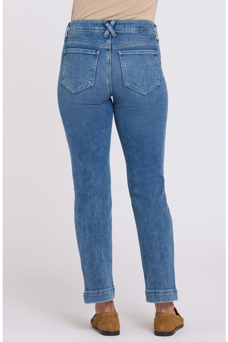 Sheri Ankle Slim Straight Leg Jeans, Alternate, color, BREEZY PALMS