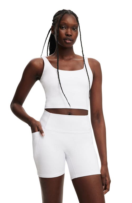 Cotton On Body Active Ultra Soft Scoop Tank In White
