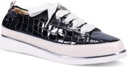 Ron White Novella Avara Croc Embossed Leather Sneaker