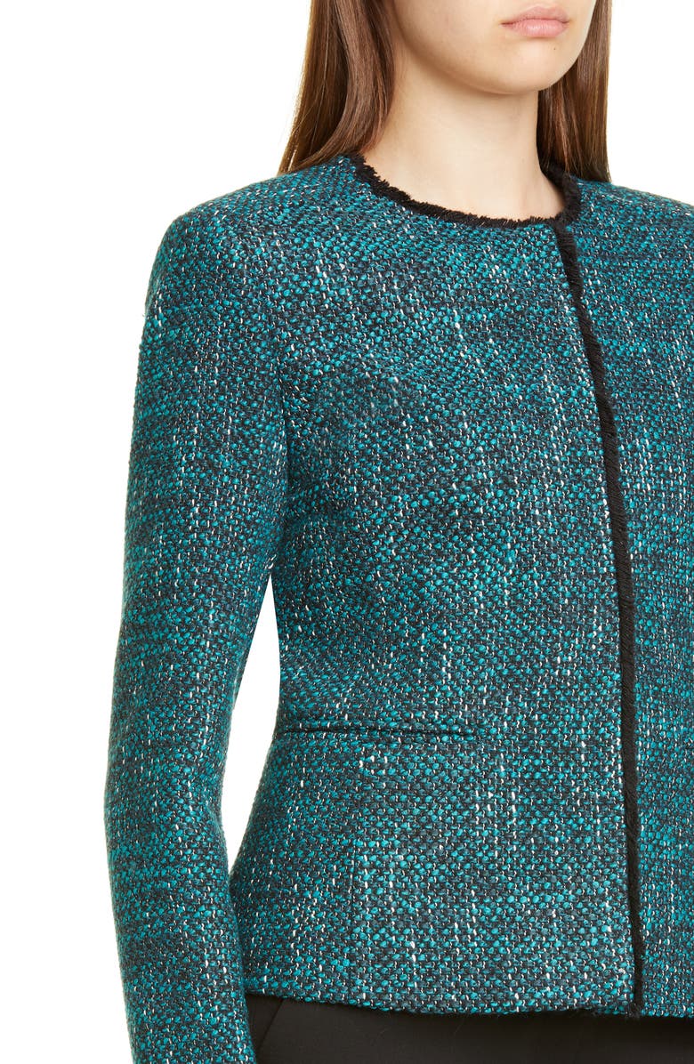 Helene Berman Judy Tweed Jacket, Alternate, color,