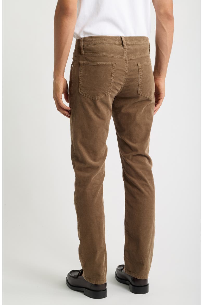 Modern Fit Straight Leg Stretch Corduroy Pants, Alternate, color, SOFT TAUPE