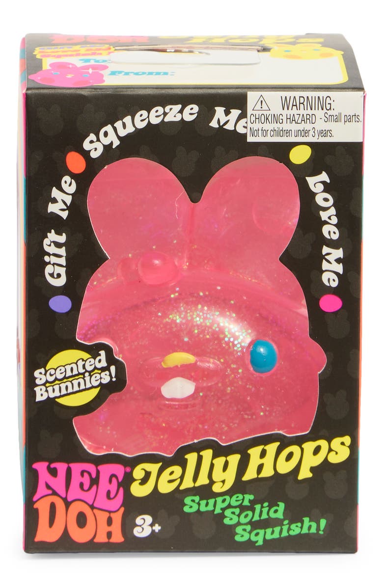 Schylling NeeDoh Jelly Hops Scented Bunny Super Solid Squish, Main, color, 