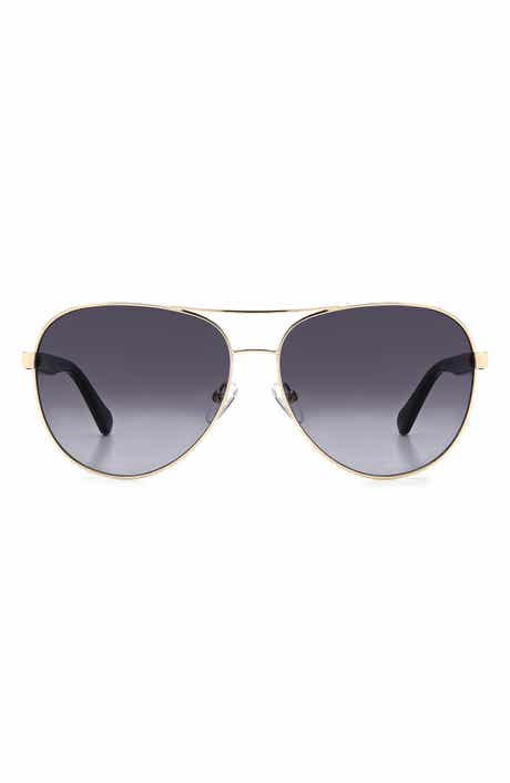 Fossil 60mm Aviator Sunglasses