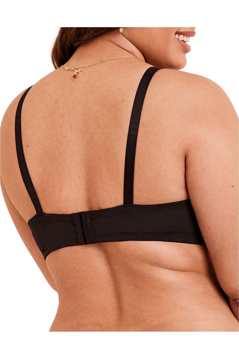 Trezza Contour Balconette Bra, Alternate, color, Black