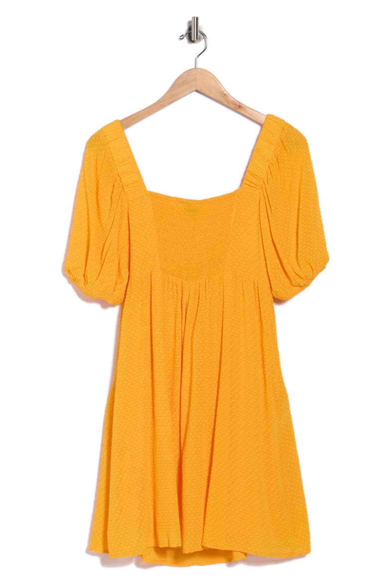 Emy Puff Sleeve Fit & Flare Dress, Alternate, color, MANGUE