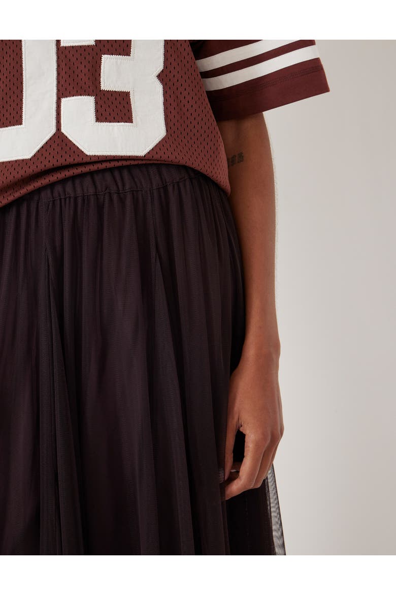 Millie Tulle Maxi Skirt, Alternate, color, Plum