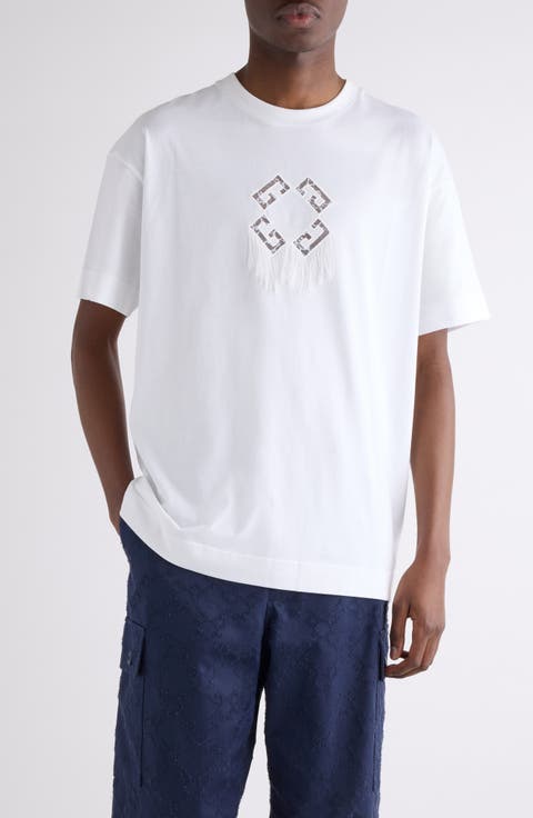 Regular Fit 4G Lace Cutout T-Shirt